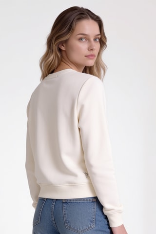 Sweat en coton biologique - Beige