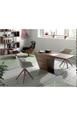 Scrivania in legno 3 cassetti - 150 x 60 x 76 cm