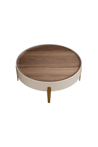 Tavolino in noce - 92 x 92 x 35 cm