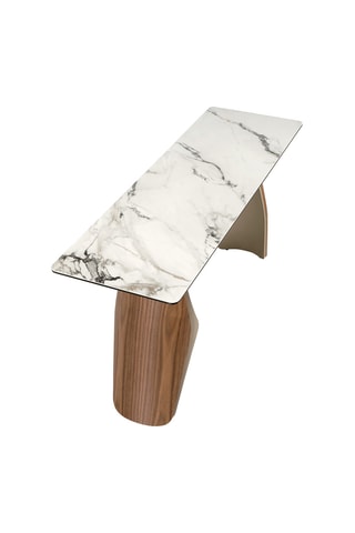 Console in porcellana e legno - 150 x 50 x 80 cm