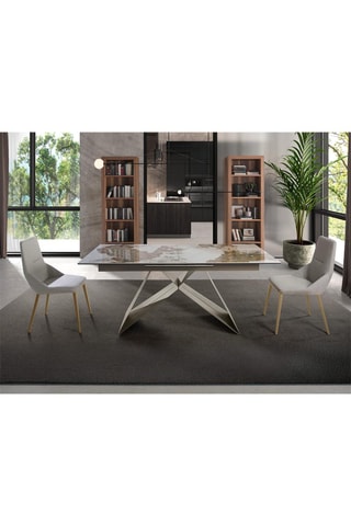 Tavolo allungabile in porcellana - 180-240 x 76 x 90 cm