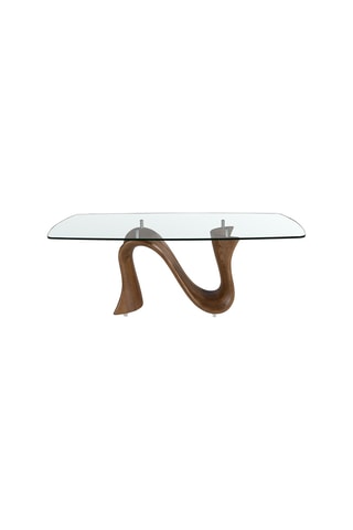 Tavolo da pranzo in vetro - 220 x 100 x 75 cm