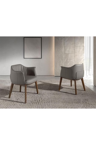 Poltrona - Grigio e marrone