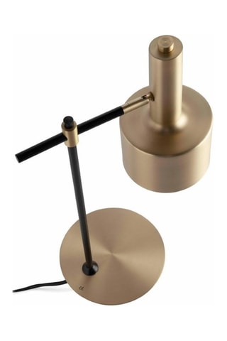 Lampada da tavolo LED - Nero e dorato
