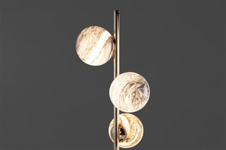 Lampada da tavolo LED - Marrone