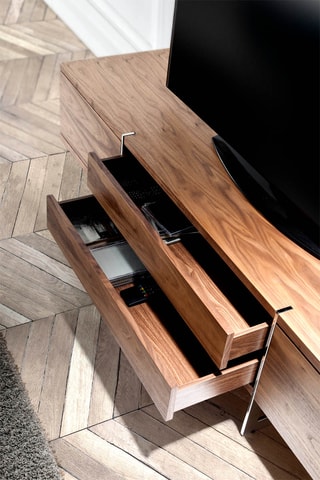 Mobile TV 2 ante in noce - 180 x 56 x 46 cm