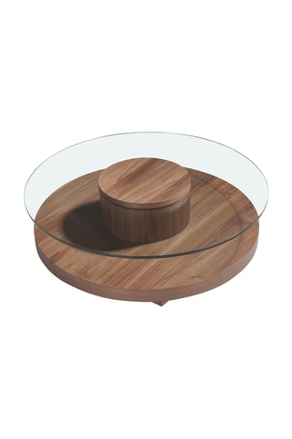 Tavolino in vetro - 100 x 35 x 100 cm