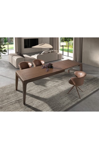 Tavolo da pranzo allungabile in noce - 200/250/300 x 90 x 75 cm