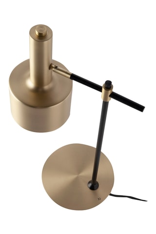Lampada da terra LED - Nero e dorato - 40 W - 164 cm