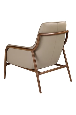 Poltrona - Beige - In pelle