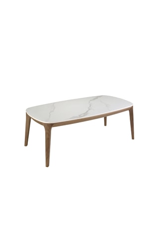 Tavolino in porcellana - 119 x 65 x 41 cm