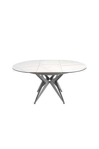 Tavolo da pranzo in porcellana - 120 x 120 x 77 cm