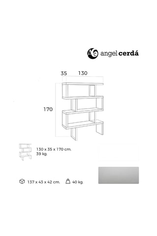 Libreria - 130 x 170 x 35 cm