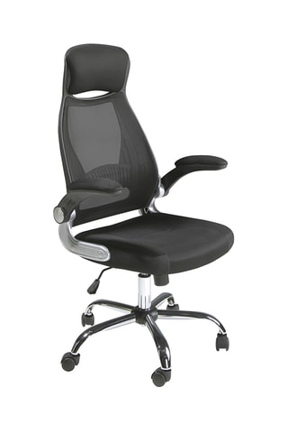 Sedia da scrivania con ruote - 
Nero