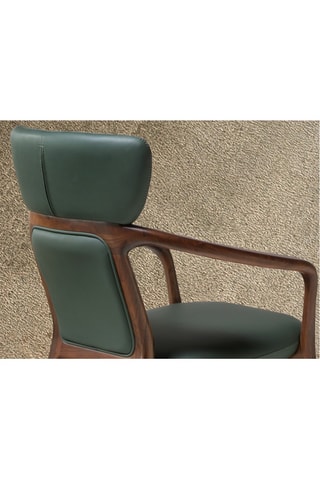 Poltrona - Verde e marrone