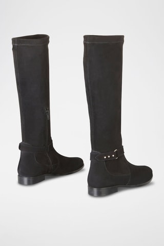 Nubuck Laarzen - Zwart