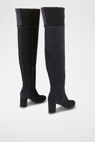 Nubuck Lieslaarzen - Zwart