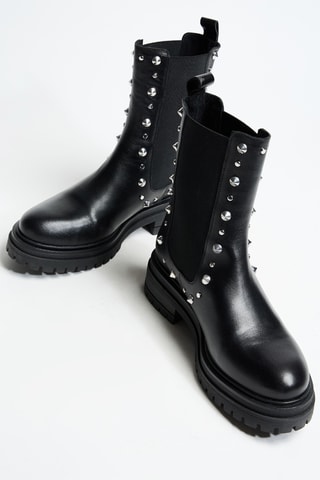 Leren Chelsea Boots Verene - Zwart