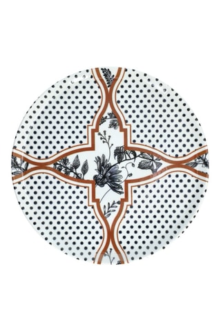 Assiette plate à pizza en porcelaine - 32,5 cm