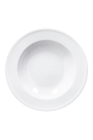 4 assiettes creuses en porcelaine Milano - 22 cm