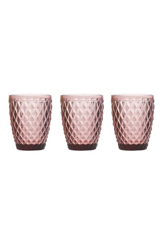 3 verres à eau Diamond - 26 cl
