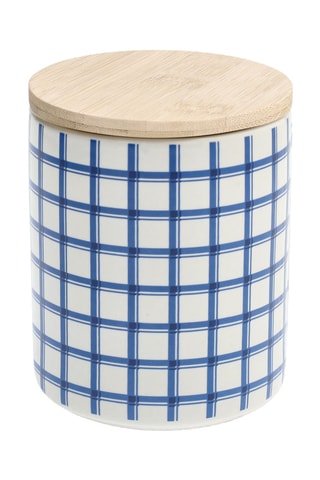 2 pots en céramique et bambou Cottage - 46 cl