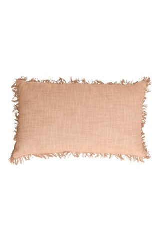 Coussin Volterra - Beige - 50 x 35 cm - Bleu
