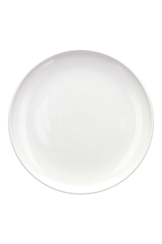 6 assiettes plates en porcelaine Edge - 26,5 cm