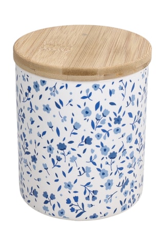 2 pots en céramique et bambou Cottage - 63 cl