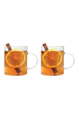 2 mugs en verre borosilicate Lyra - 42 cl