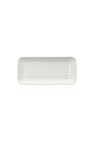 6 plateaux en porcelaine Copenhagen - 25 x 12 x 2,5 cm