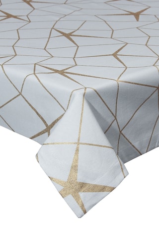 Nappe - Blanc et doré