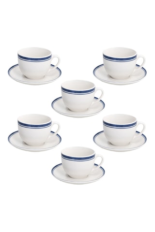 Service à thé en porcelaine - 6 personnes