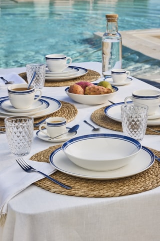 Service à thé en porcelaine - 6 personnes