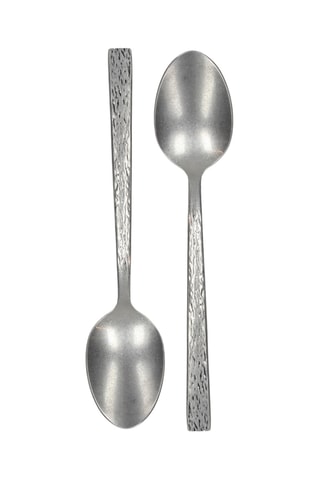 2 cuillères à café en acier inoxydable