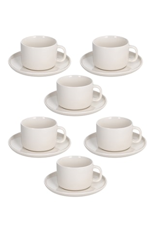 Service à thé en porcelaine - 6 personnes