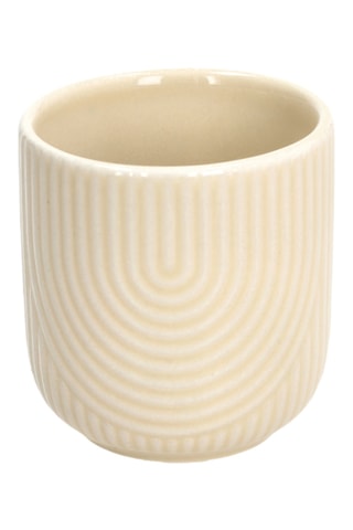 6 tasses à expresso en grès - 10 cl