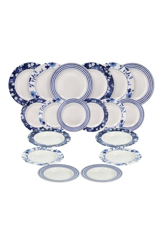 Vajilla de porcelana - 18 piezas