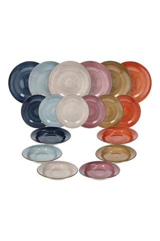 Vajilla de porcelana - 18 piezas