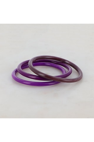 3 bracelets - Violet