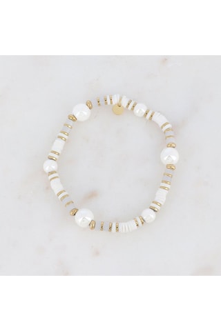 Bracelet - Céramique, perles et agates