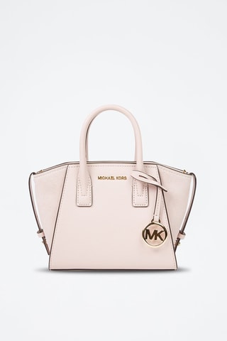 Sac à main en cuir Avril - Rose poudré