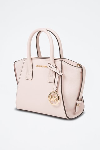 Sac à main en cuir Avril - Rose poudré
