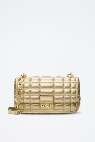 Sac porté épaule en cuir - Doré