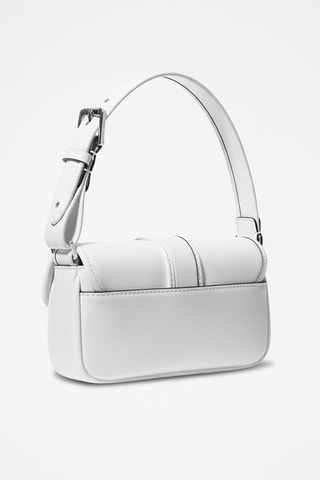 Sac porté épaule en cuir - Blanc