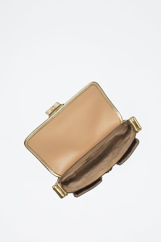 Sac porté épaule en cuir - Doré