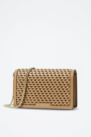 Sac bandoulière en cuir - Beige