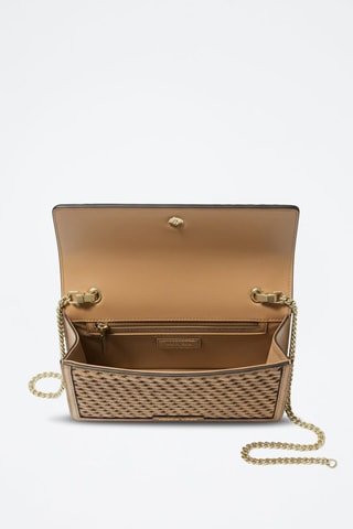 Sac bandoulière en cuir - Beige