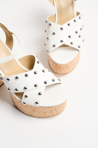 Sandales à talons  - Blanc