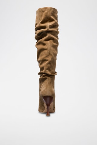 Bottes en cuir - Camel